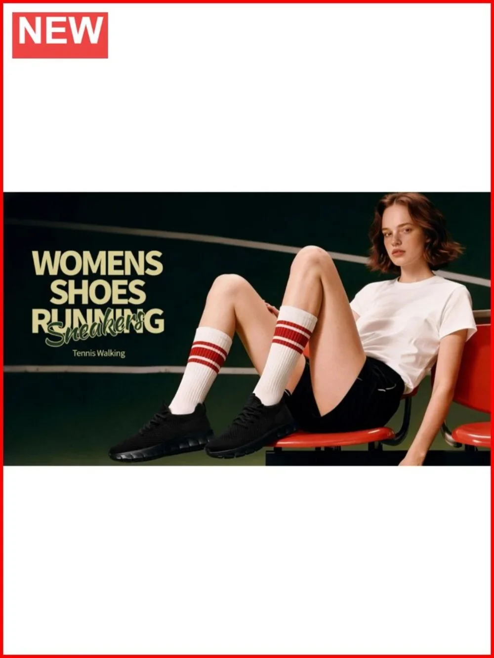 Non Slip Comfortable Lightweight Slip on Running Sneakers Women Sport Shoes